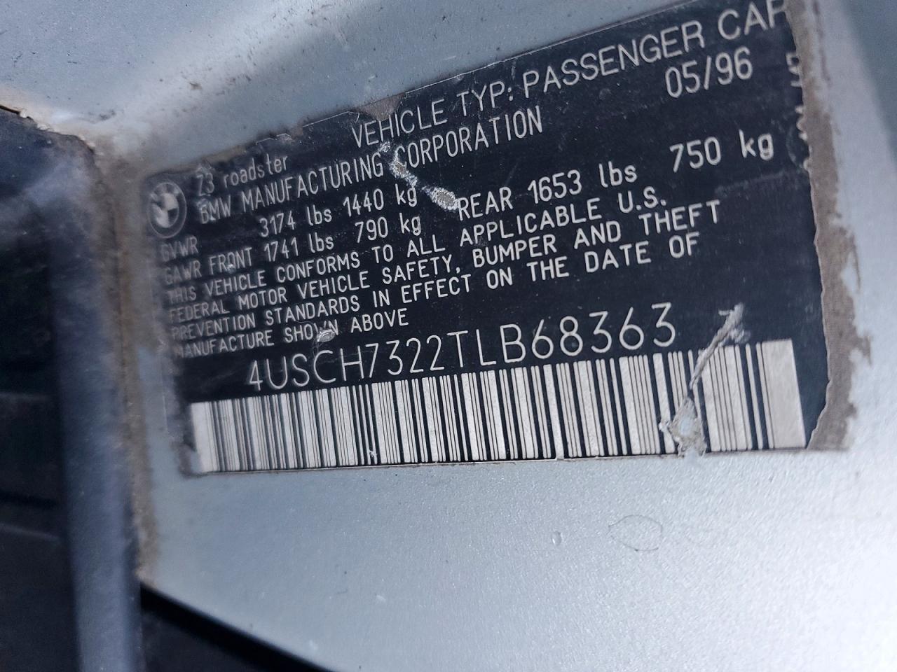 1996 BMW Z3 1.9 photo 12