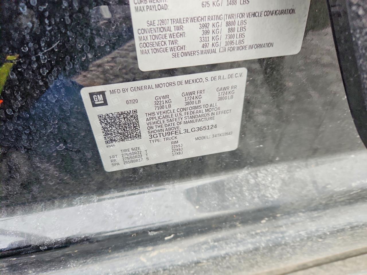2020 GMC SIERRA K1500 DENALI photo 12