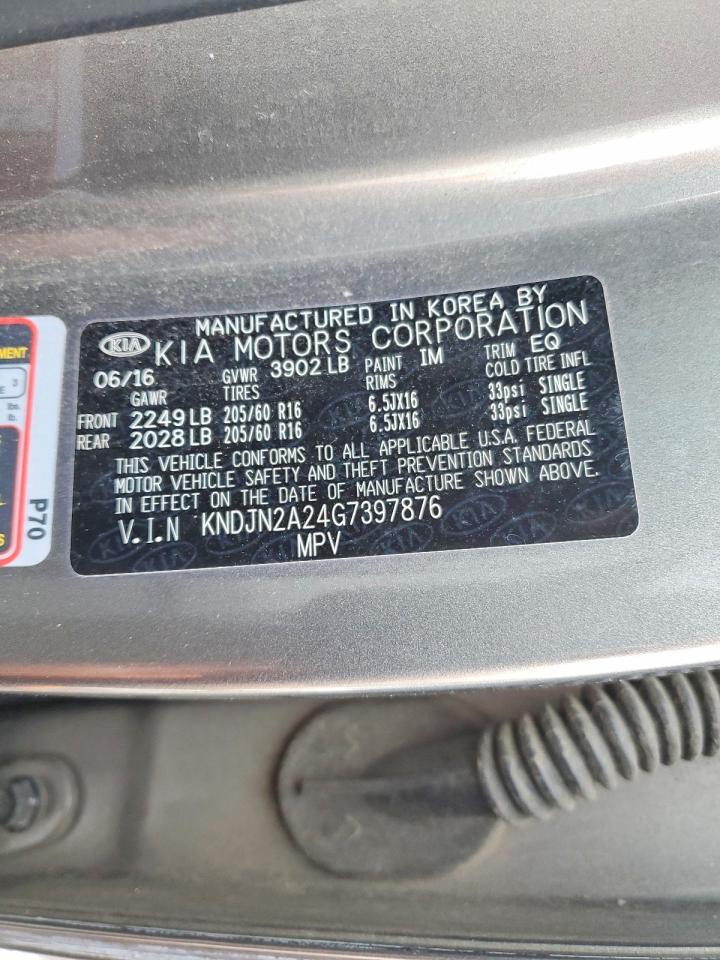 2016 KIA SOUL photo 12