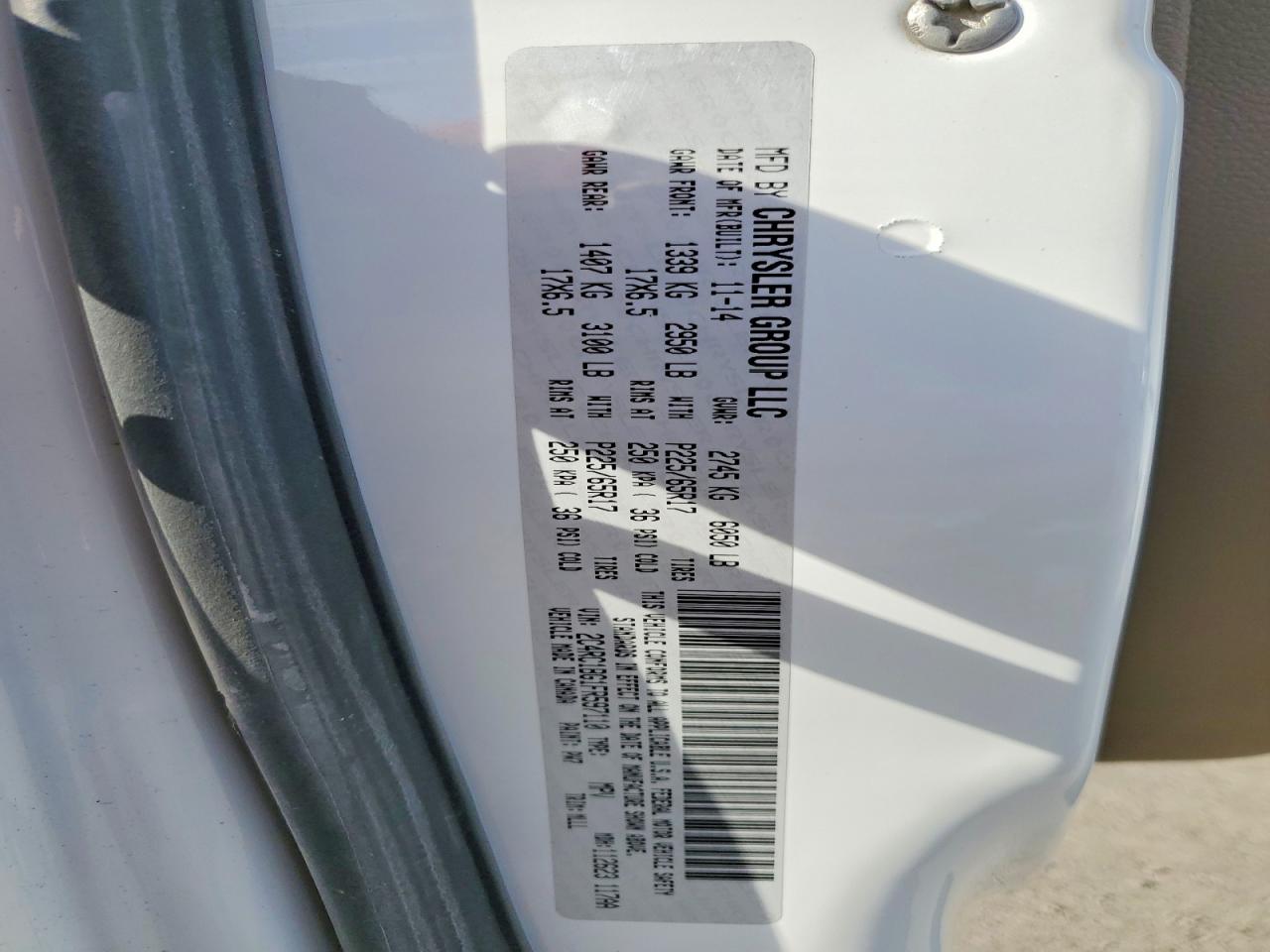 2015 CHRYSLER TOWN & COUNTRY TOURING photo 13