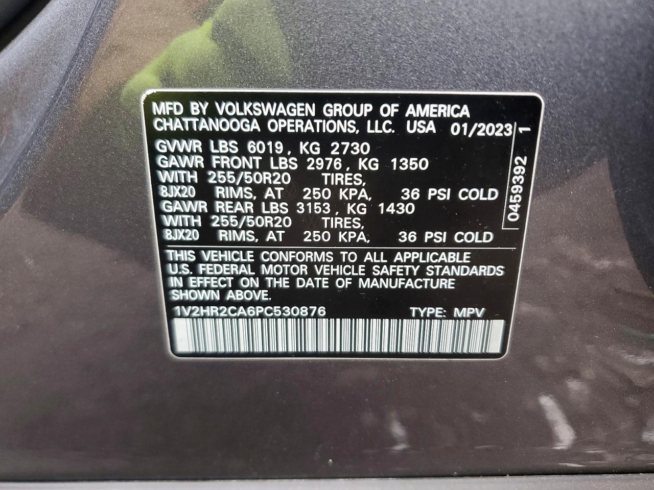2023 VOLKSWAGEN ATLAS SE photo 14