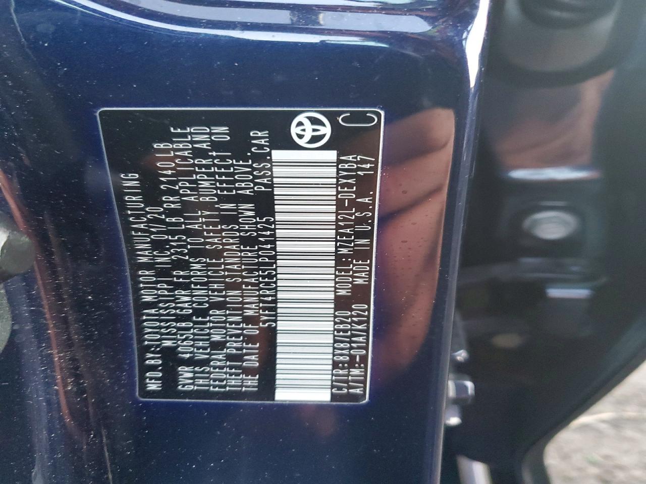 2020 TOYOTA COROLLA XSE photo 13