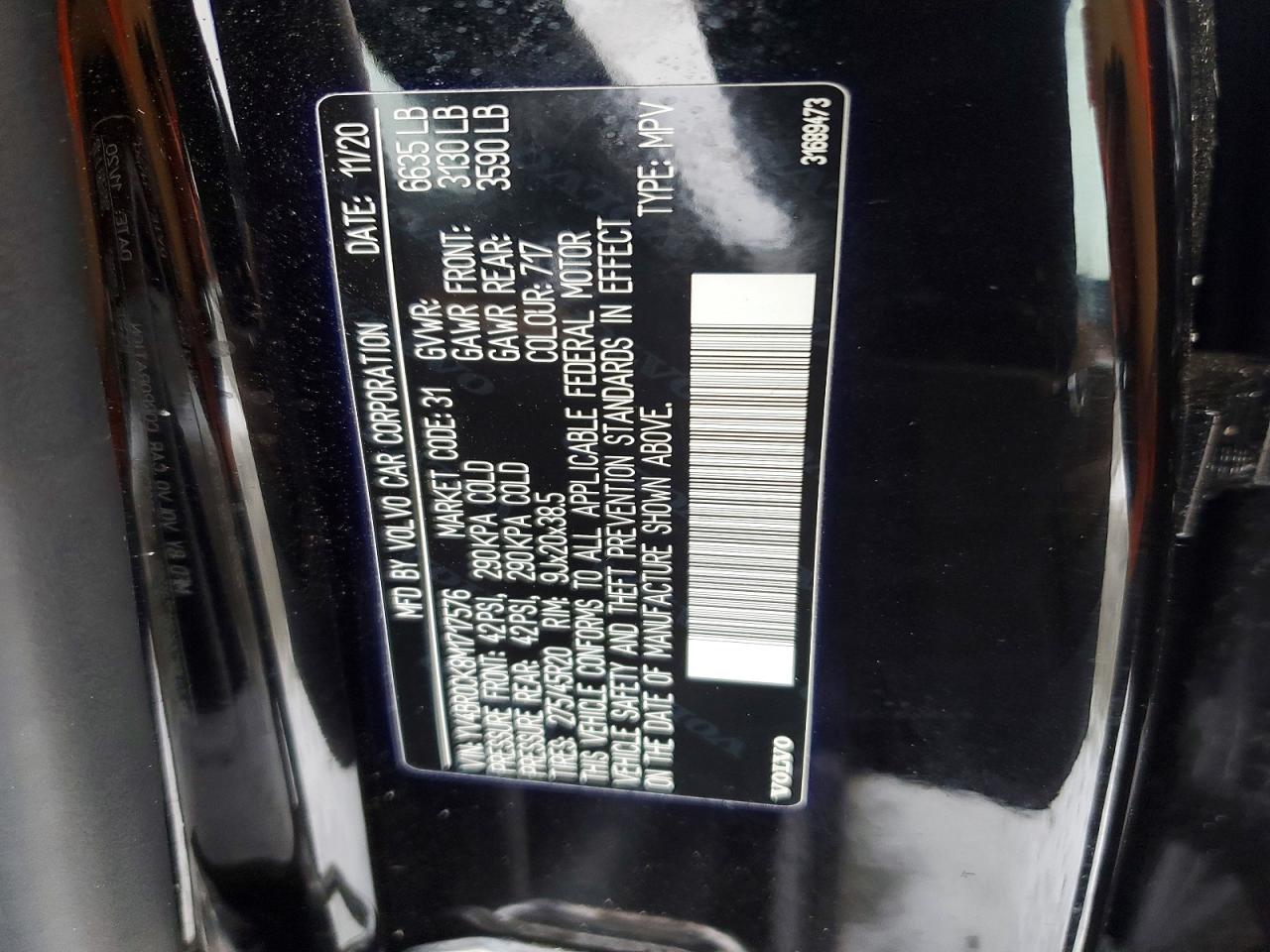 2021 VOLVO XC90 T8 RECHARGE INSCRIPTION EXPRESS photo 13