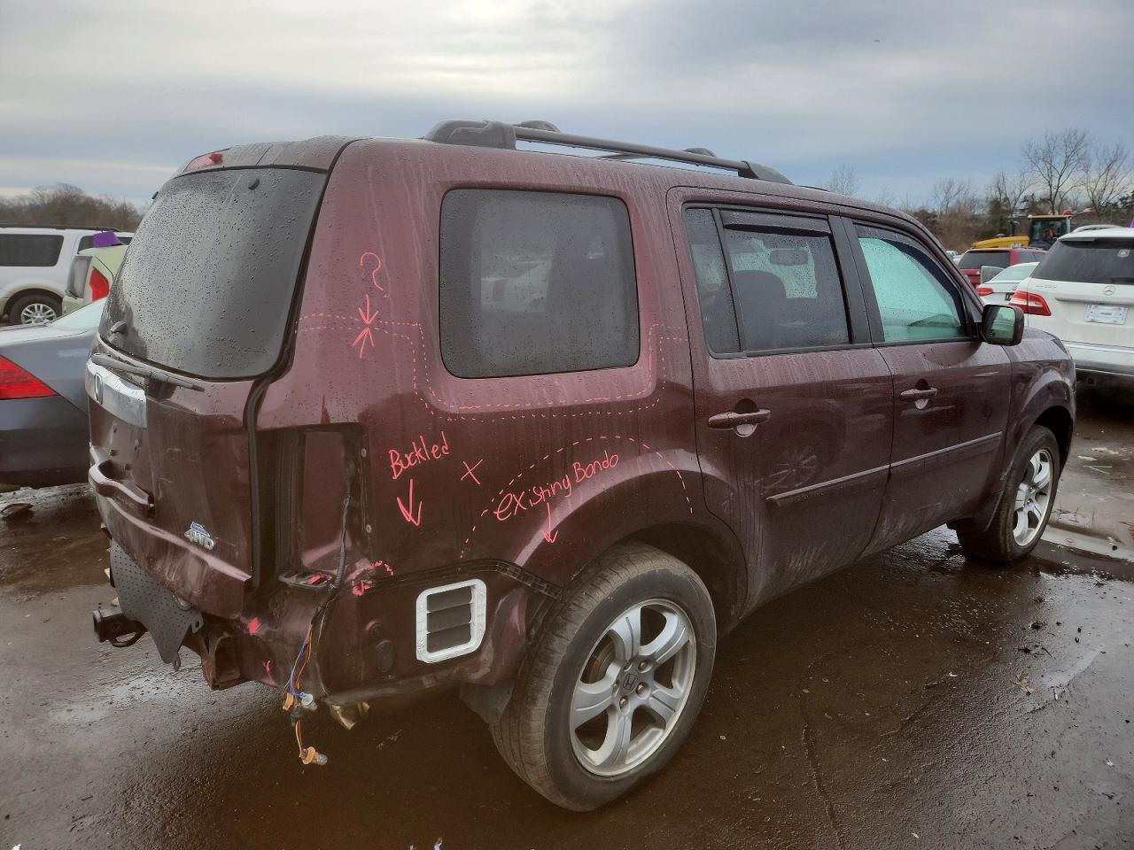 2015 HONDA PILOT EXL photo 3