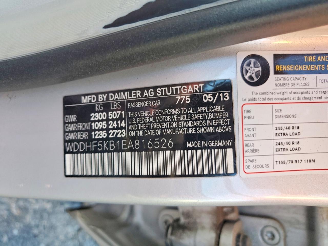 2014 MERCEDES-BENZ E 350 photo 12
