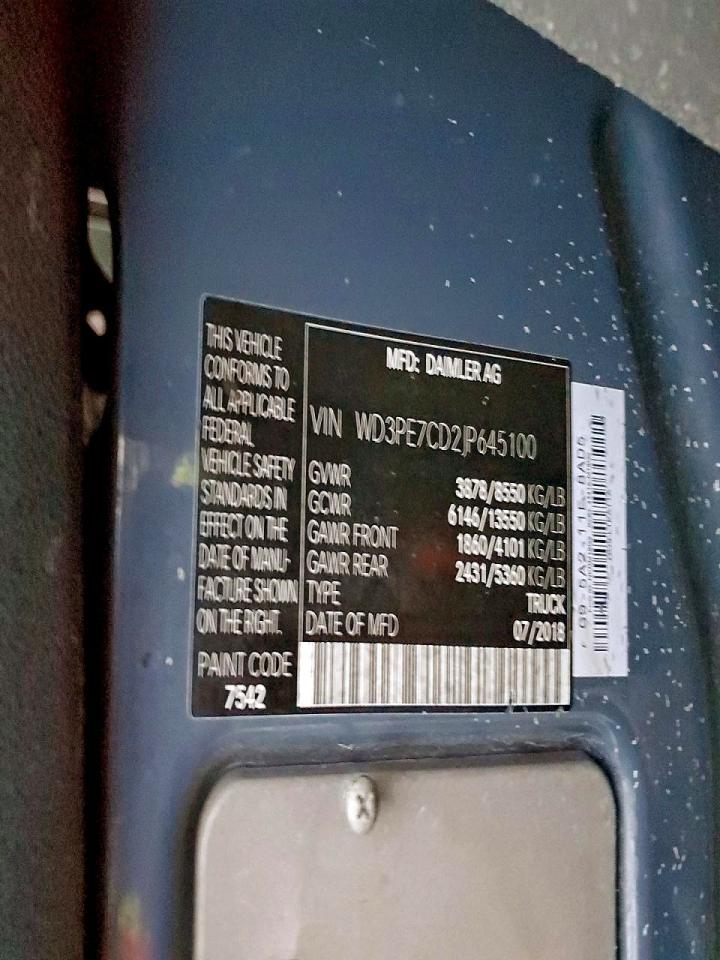 2018 MERCEDES BENZ SPRINTER 2500 DELIVERY VAN photo 13