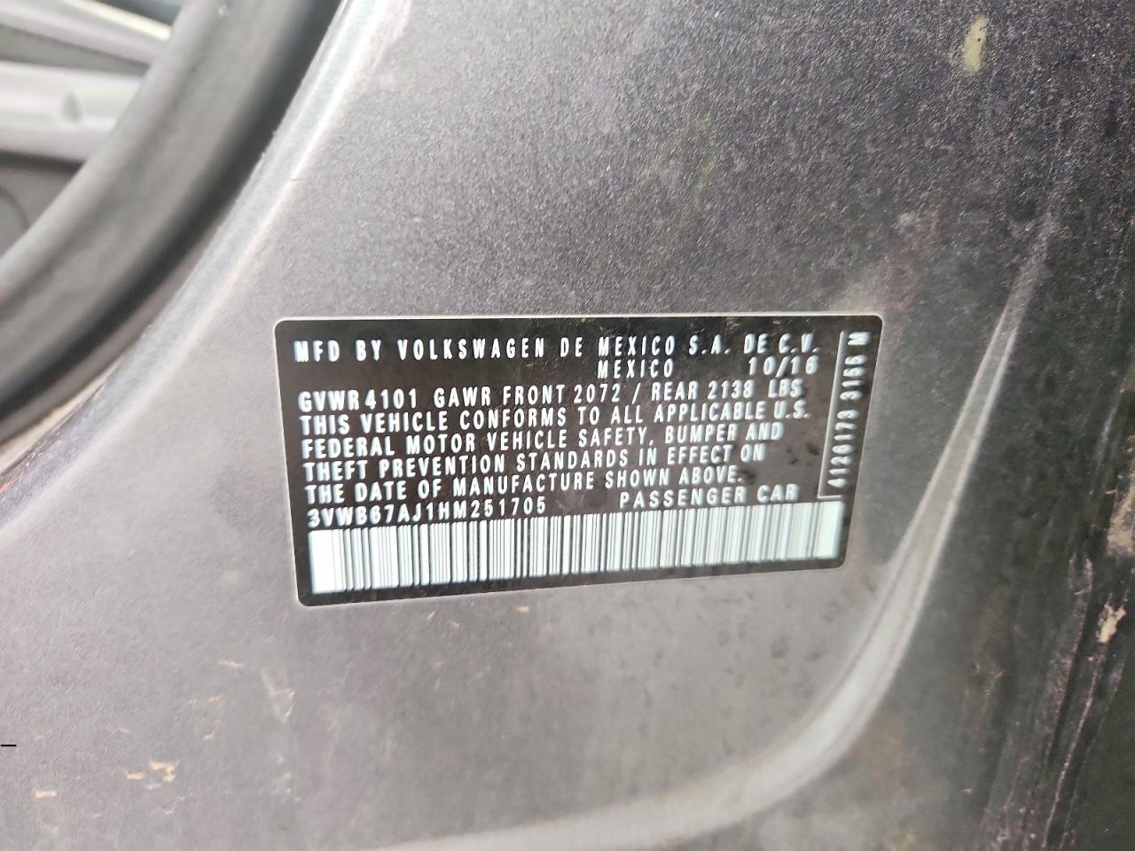 2017 VOLKSWAGEN JETTA SE photo 12