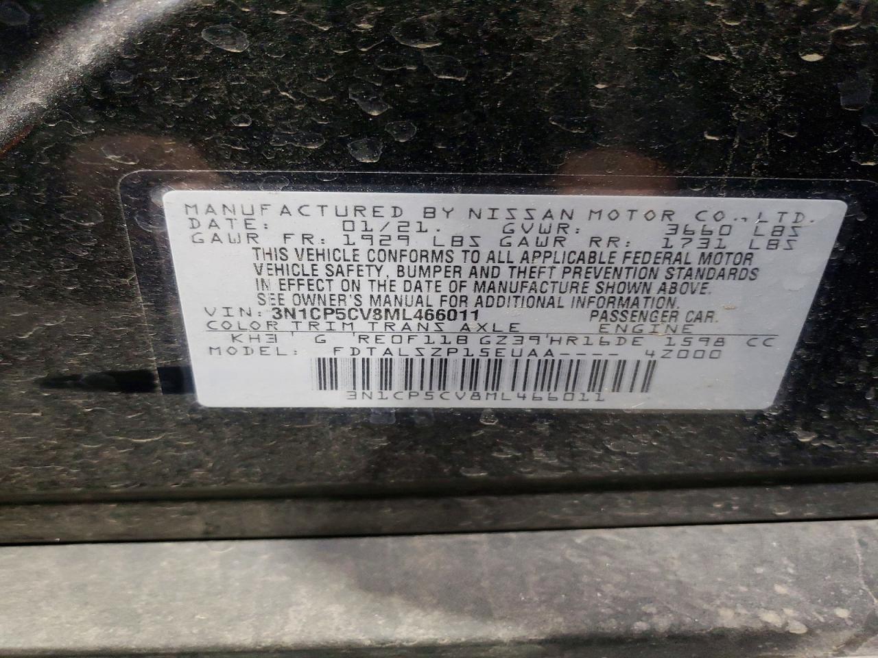2021 NISSAN KICKS SV photo 13