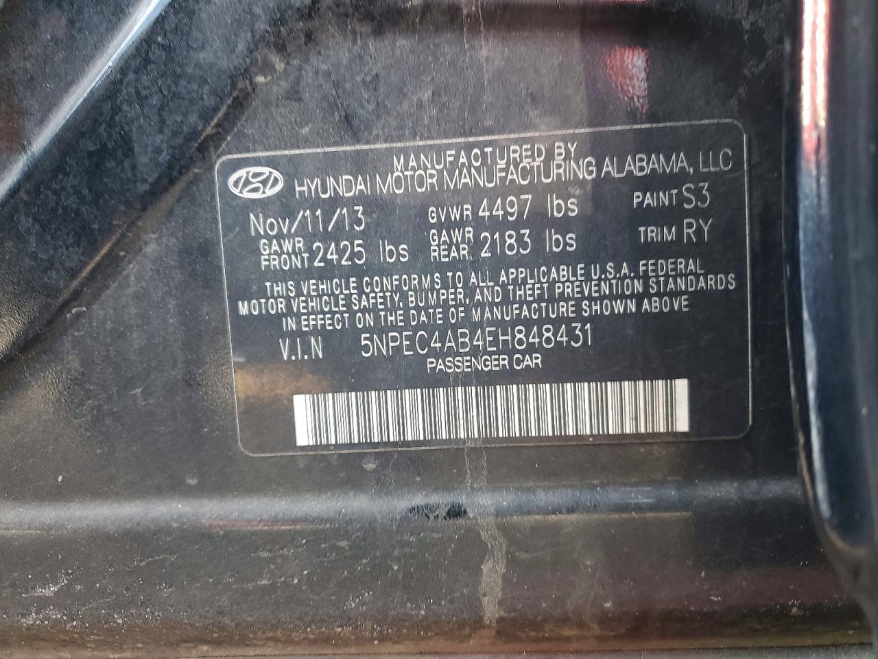 2014 HYUNDAI SONATA SE photo 12
