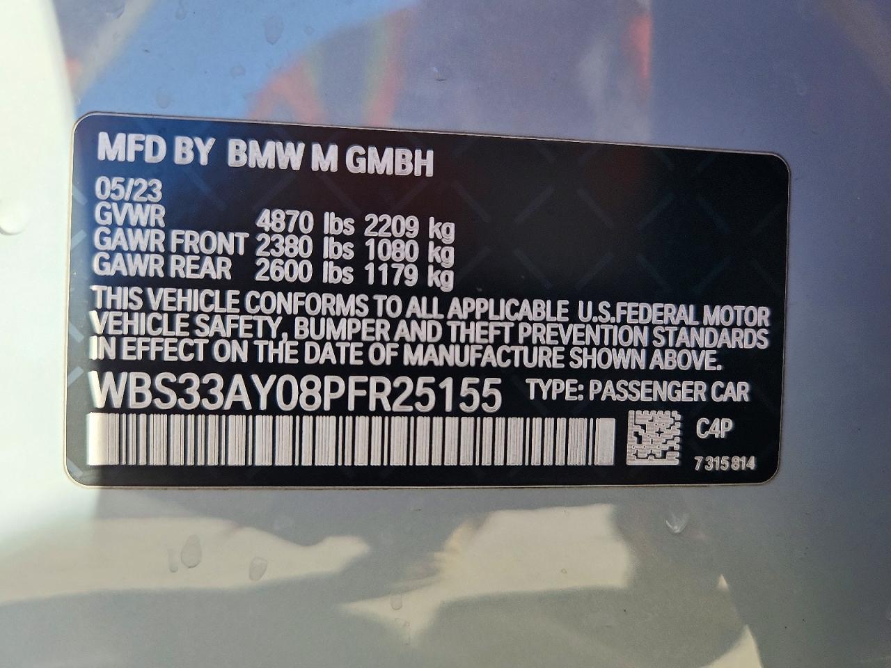 2023 BMW M3 COMPETITION photo 13