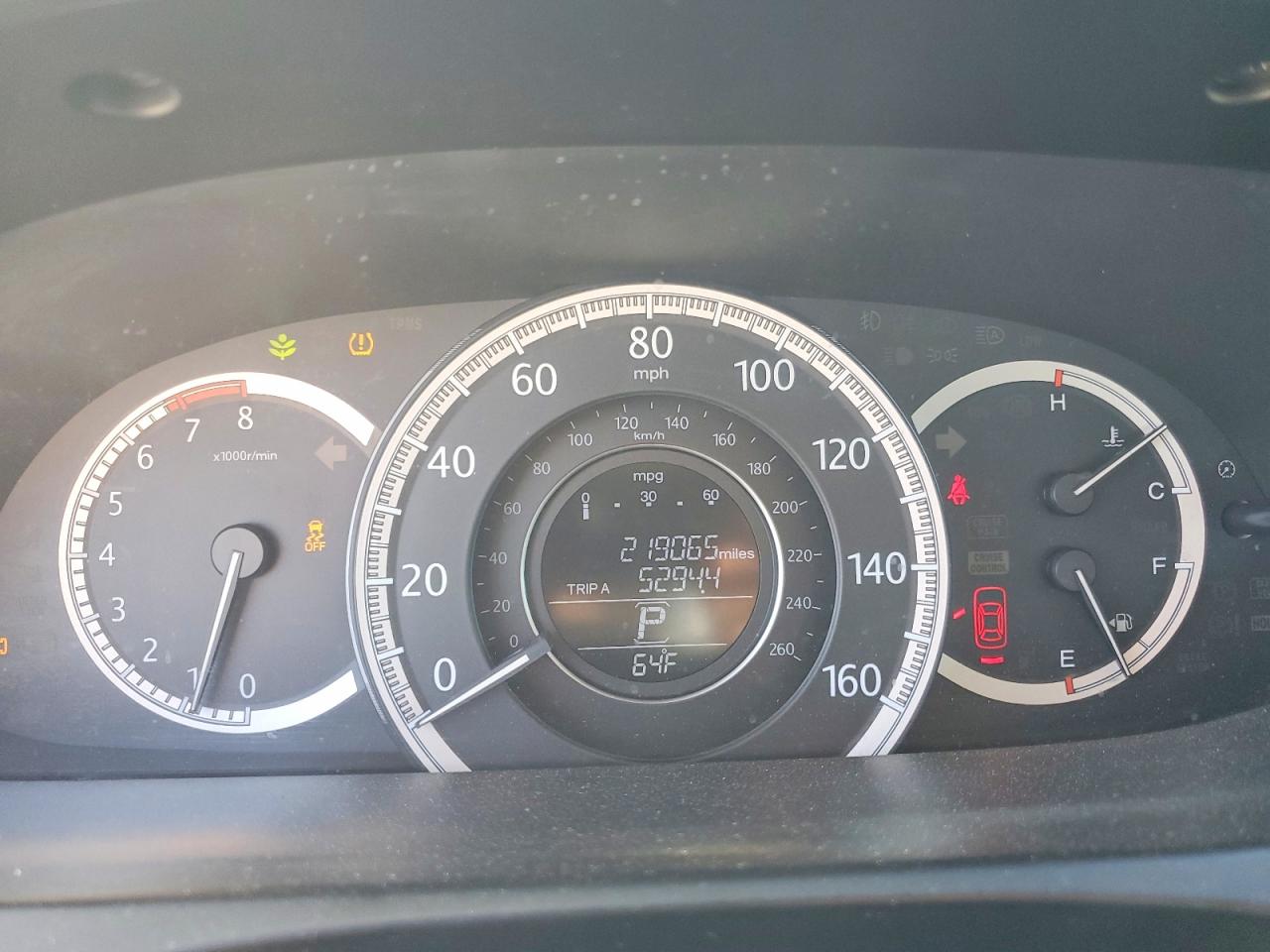 2014 HONDA ACCORD EX photo 9