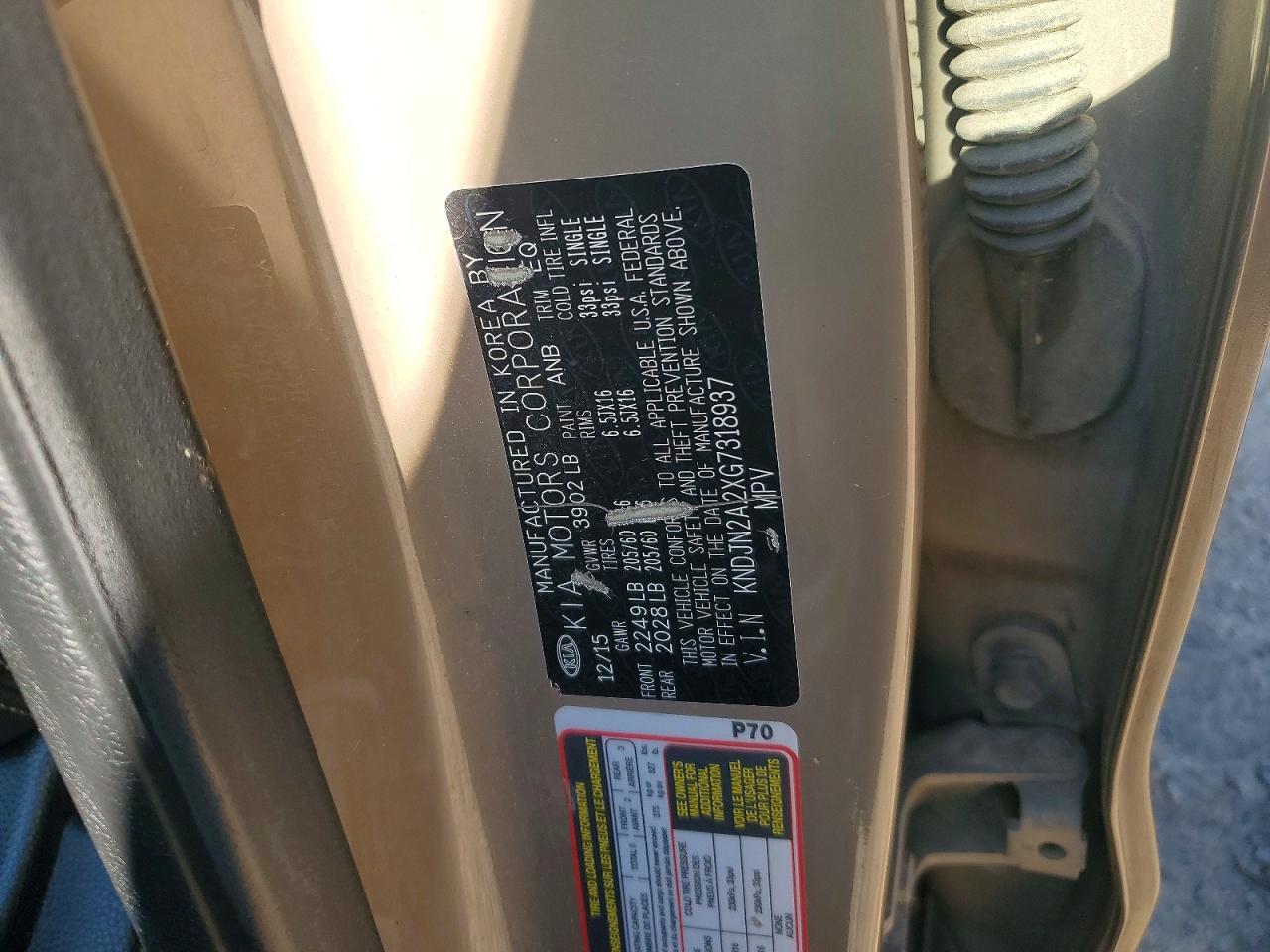 2016 KIA SOUL photo 13