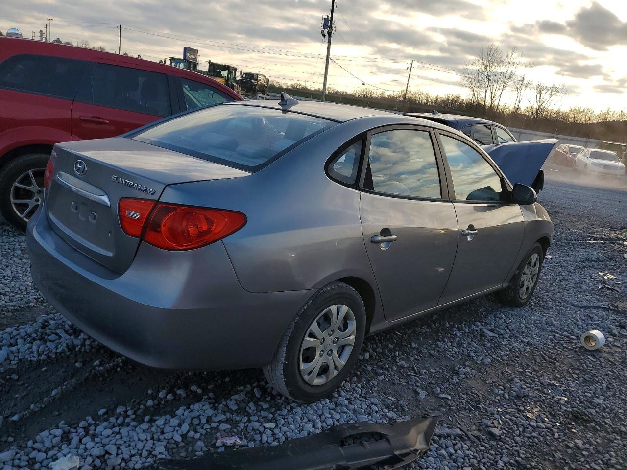 2010 HYUNDAI ELANTRA BLUE photo 3