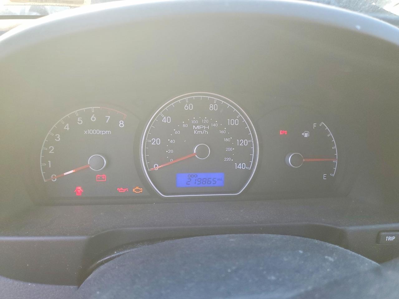 2010 HYUNDAI ELANTRA BLUE photo 9