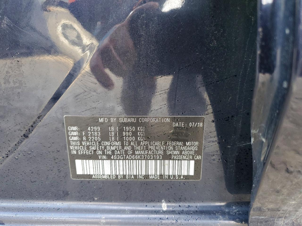2019 SUBARU IMPREZA PREMIUM photo 12