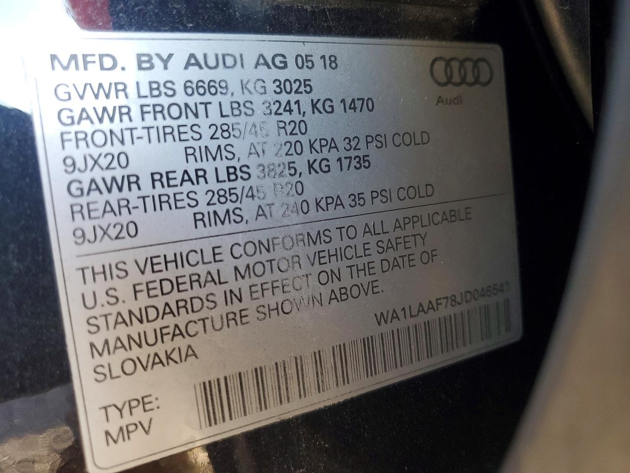 2018 AUDI Q7 PREMIUM PLUS photo 13