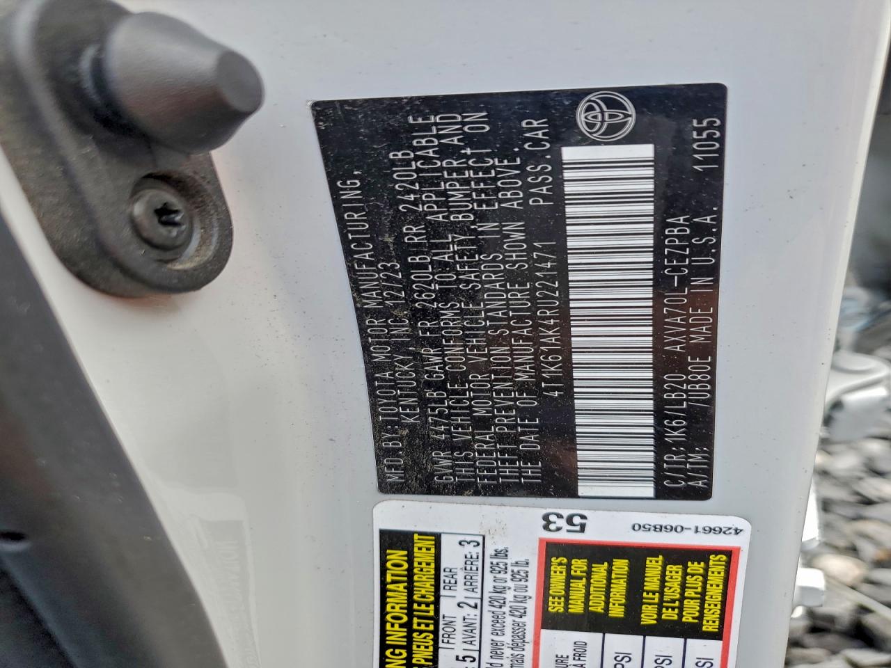 2024 TOYOTA CAMRY XSE photo 13