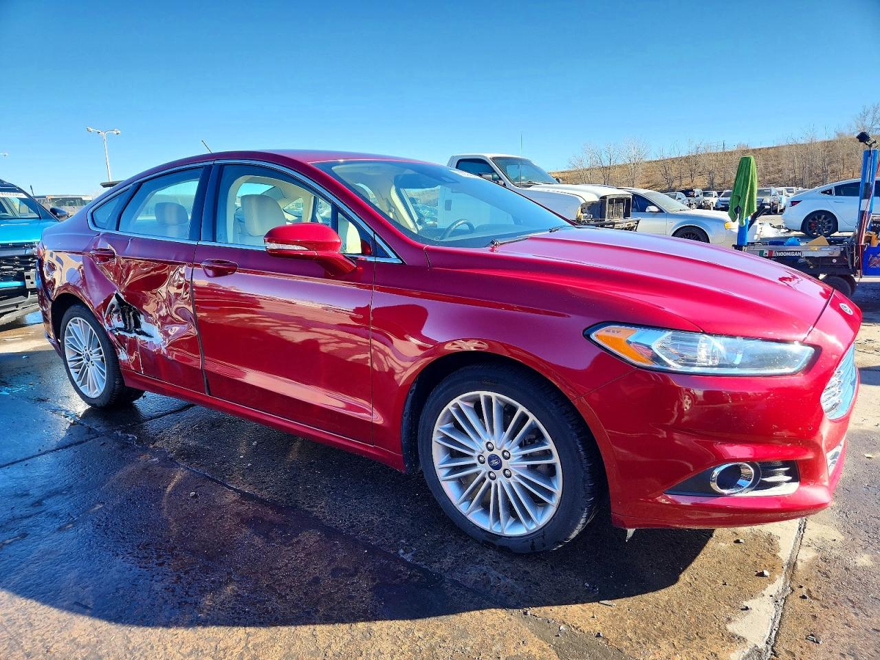 2014 FORD FUSION SE photo 4
