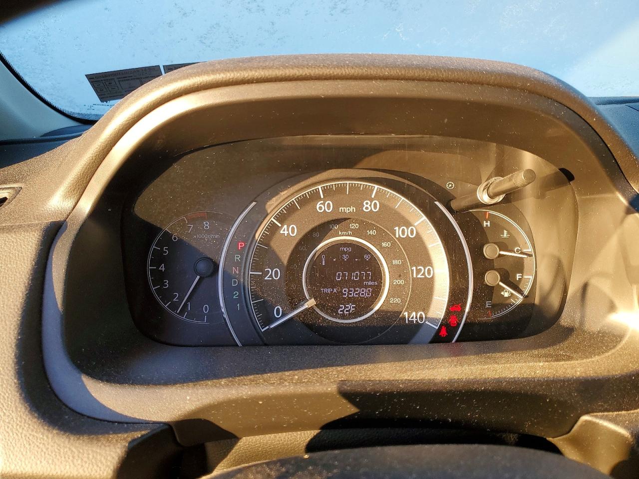 2012 HONDA CR-V LX photo 9