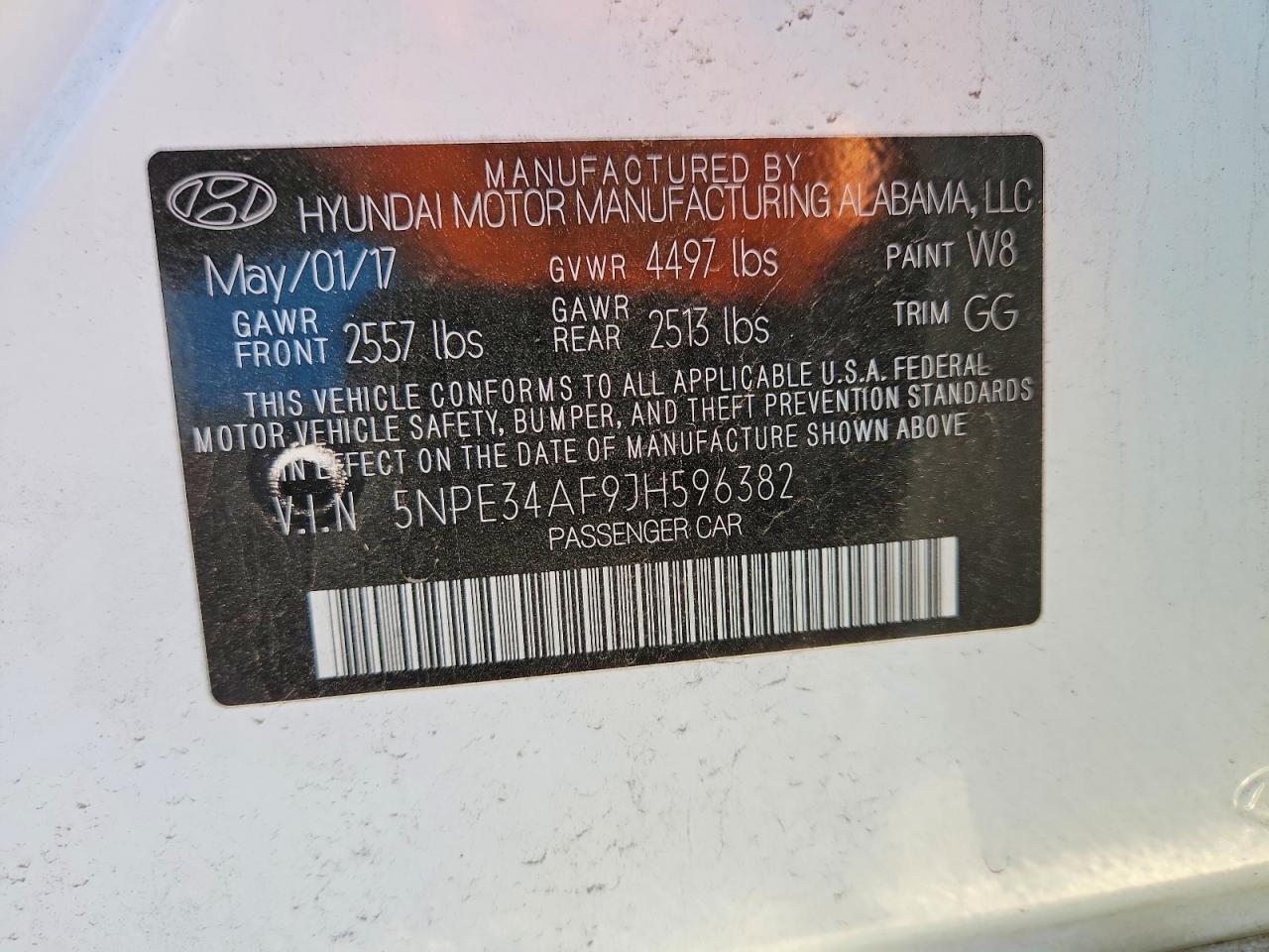 2018 HYUNDAI SONATA SPORT photo 12