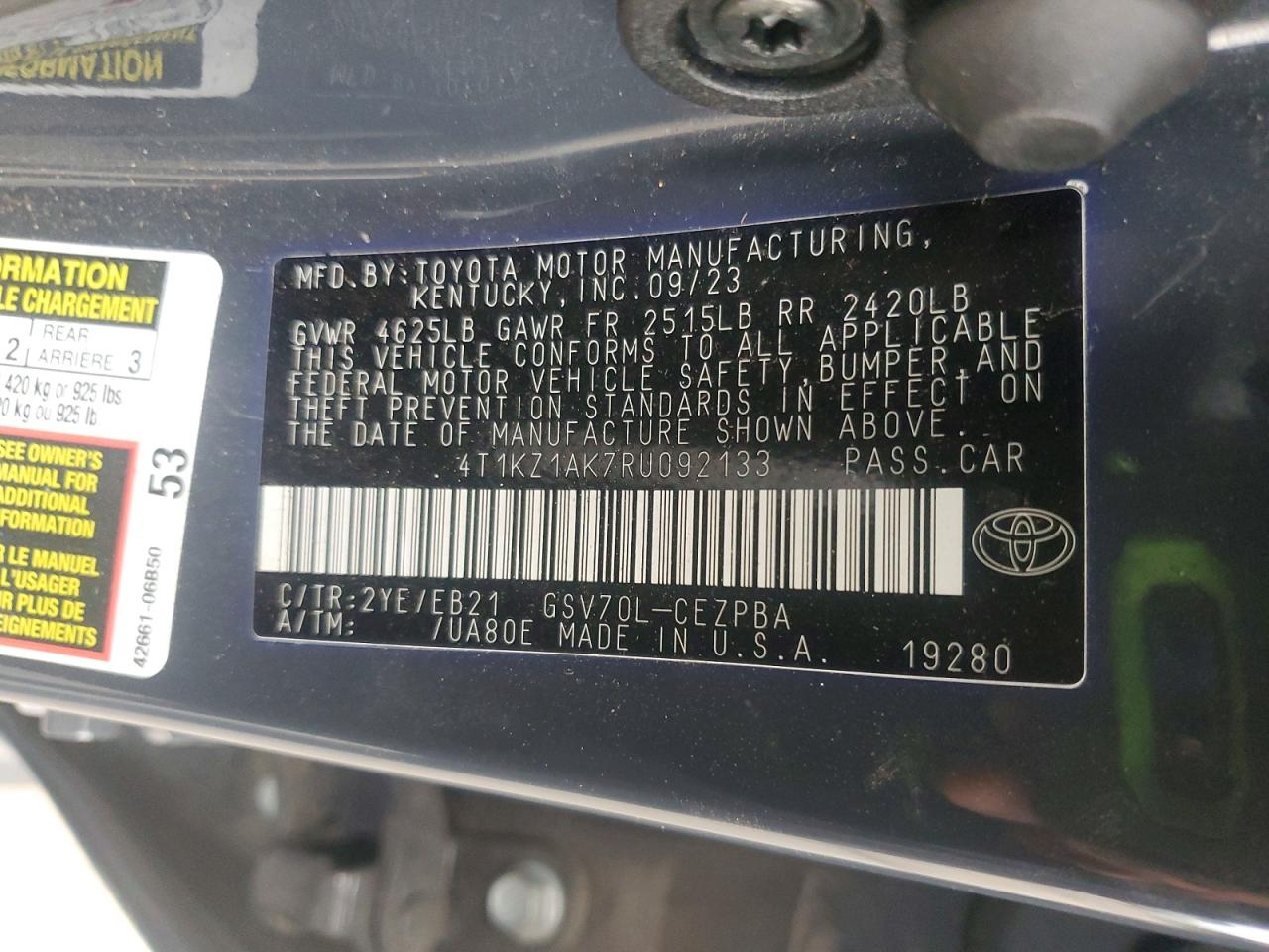2024 TOYOTA CAMRY TRD photo 13