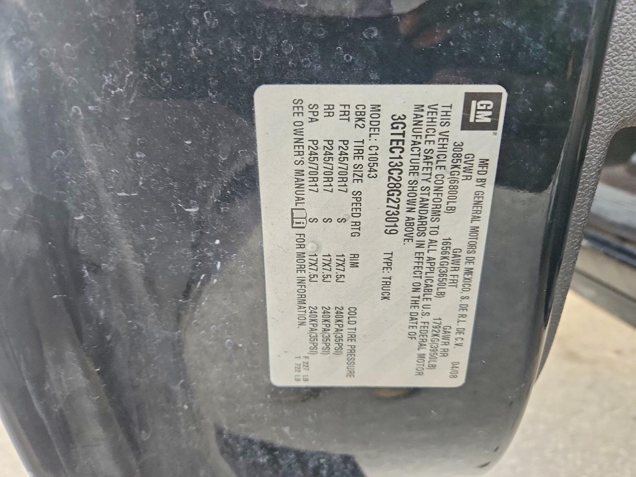 2008 GMC SIERRA C1500 photo 12