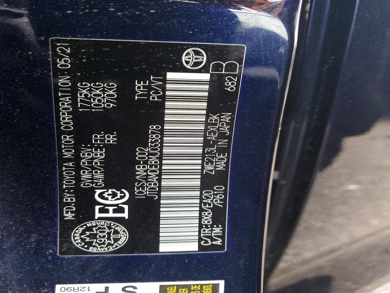 2021 TOYOTA COROLLA photo 25
