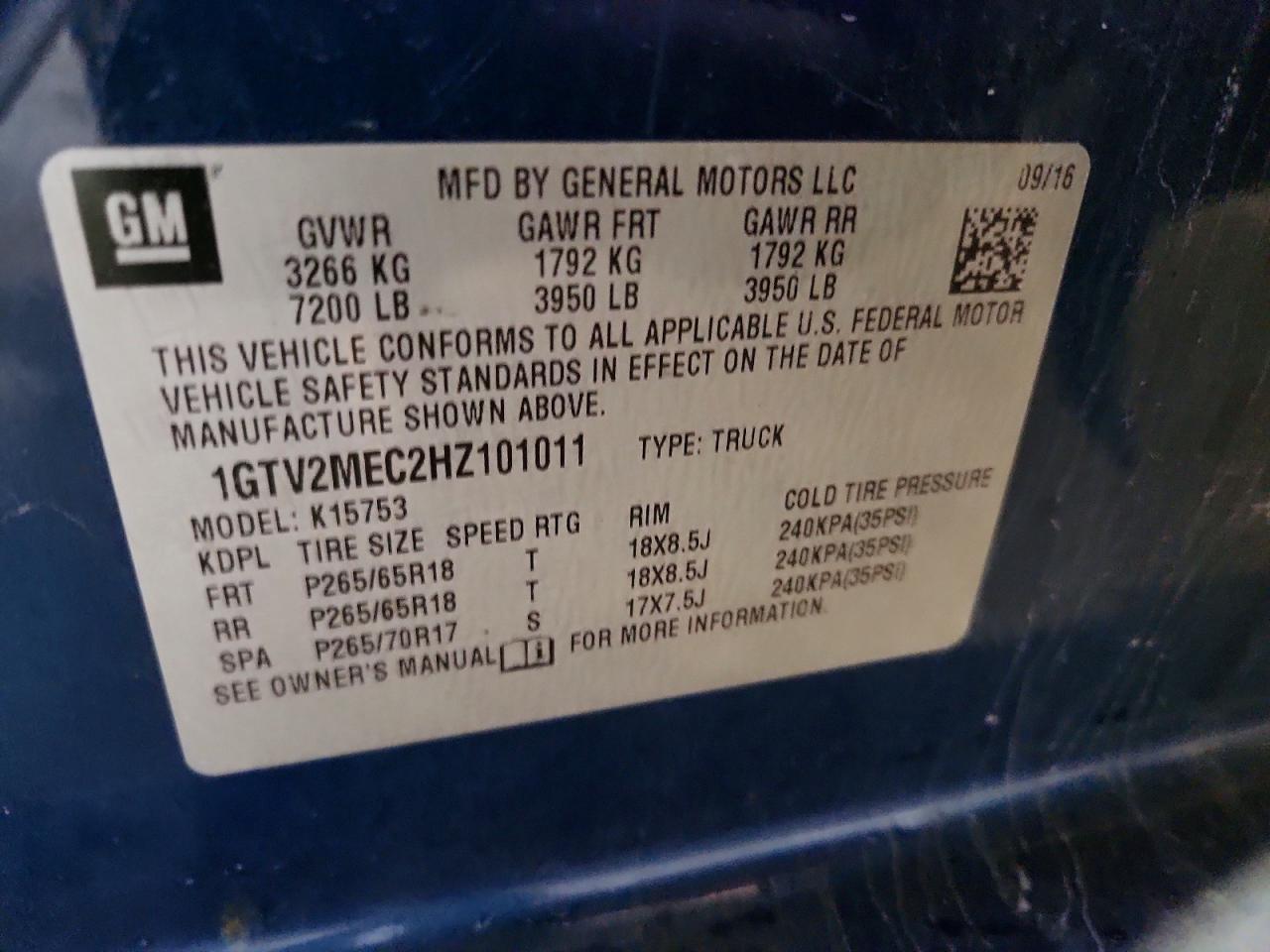 2017 GMC SIERRA K1500 SLE photo 23