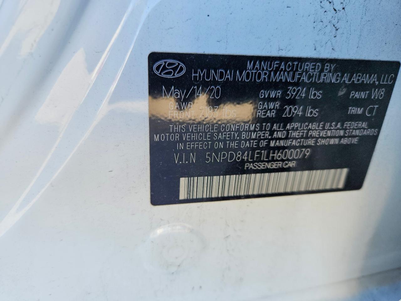 2020 HYUNDAI ELANTRA SEL photo 12