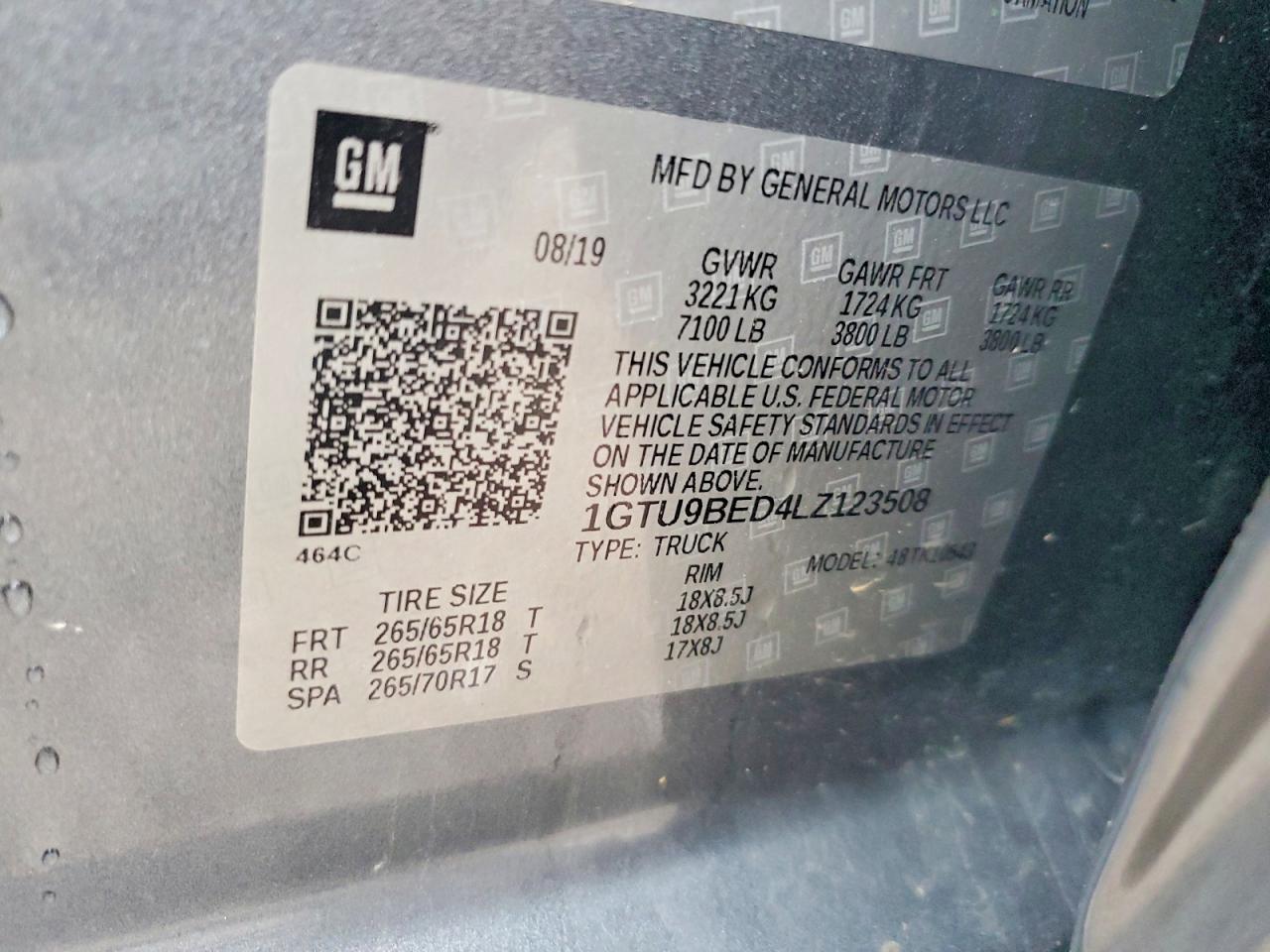 2020 GMC SIERRA K1500 SLE photo 12