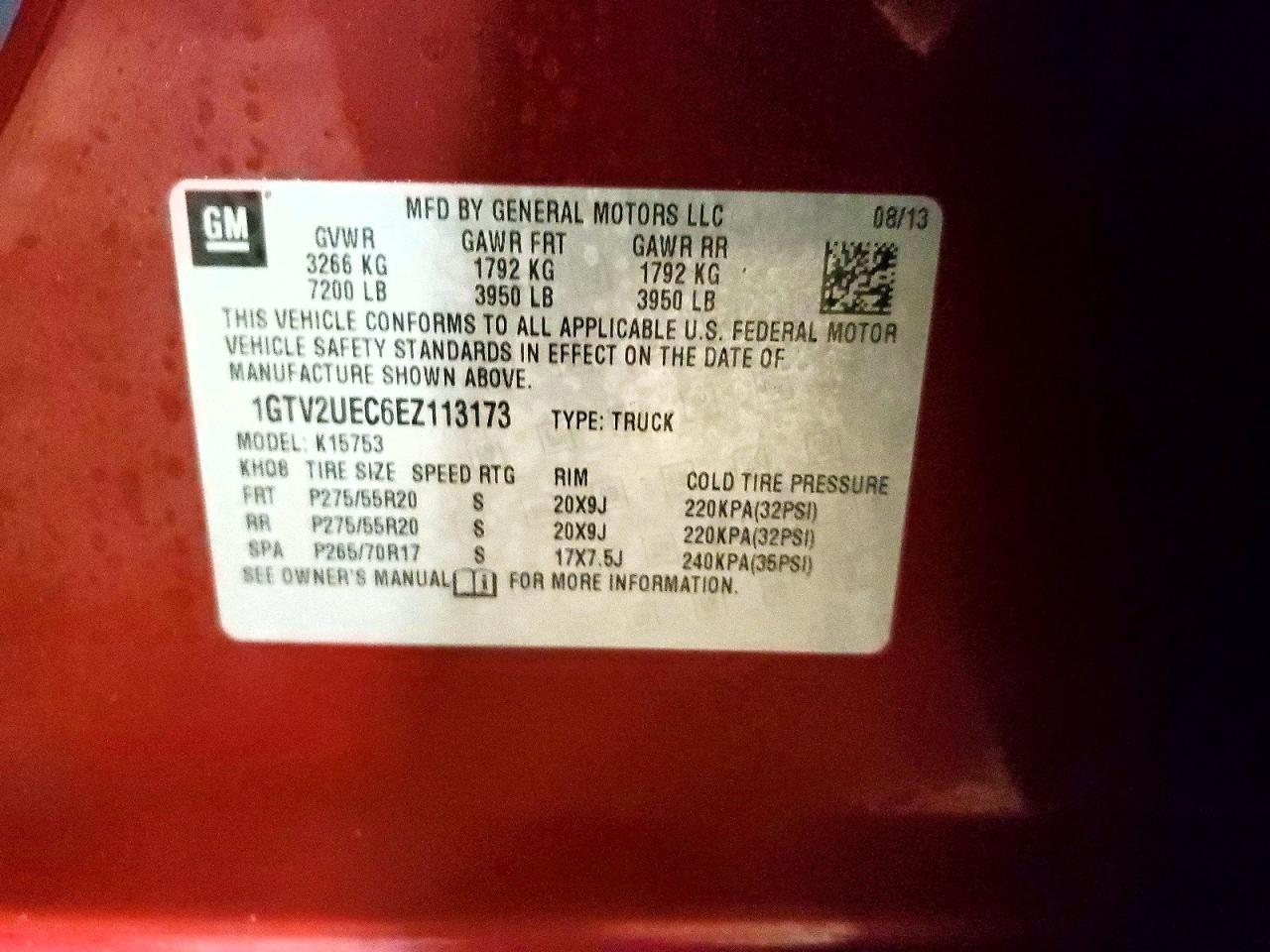 2014 GMC SIERRA K1500 SLE photo 12