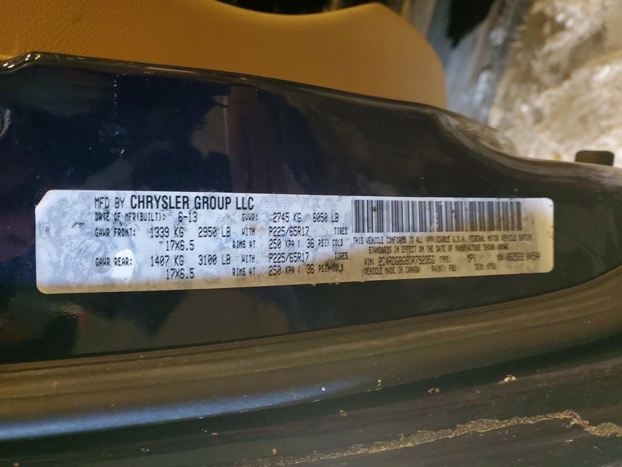 2013 DODGE GRAND CARAVAN SE photo 13