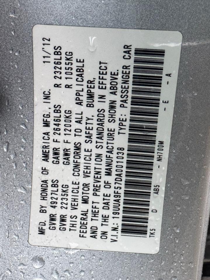 2013 ACURA TL TECH photo 10