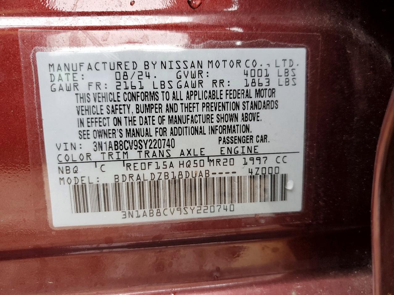 2025 NISSAN SENTRA SV photo 13