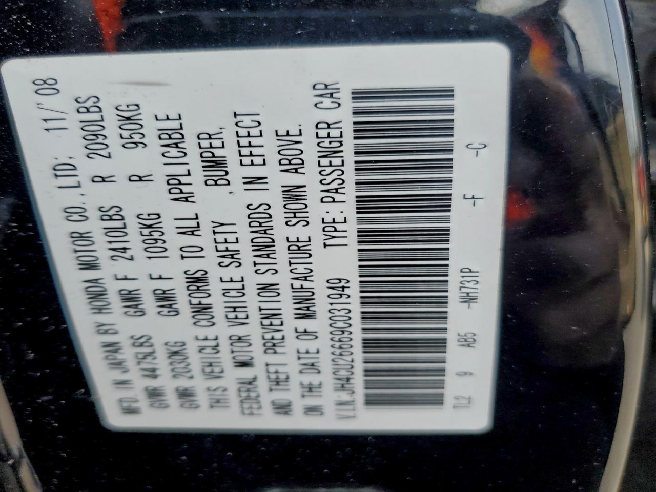 2009 ACURA TSX photo 13