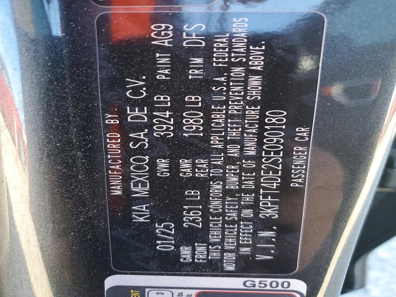 2025 KIA K4 LX photo 14