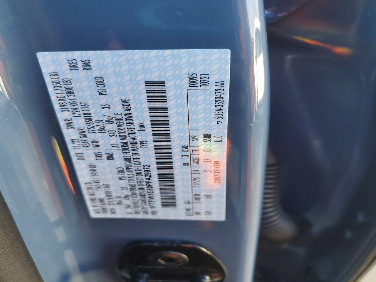 2023 FORD F150 SUPERCREW photo 12