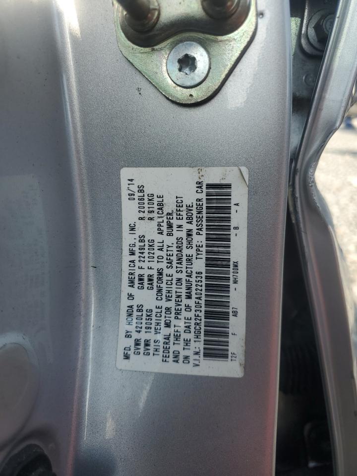2015 HONDA ACCORD LX photo 12