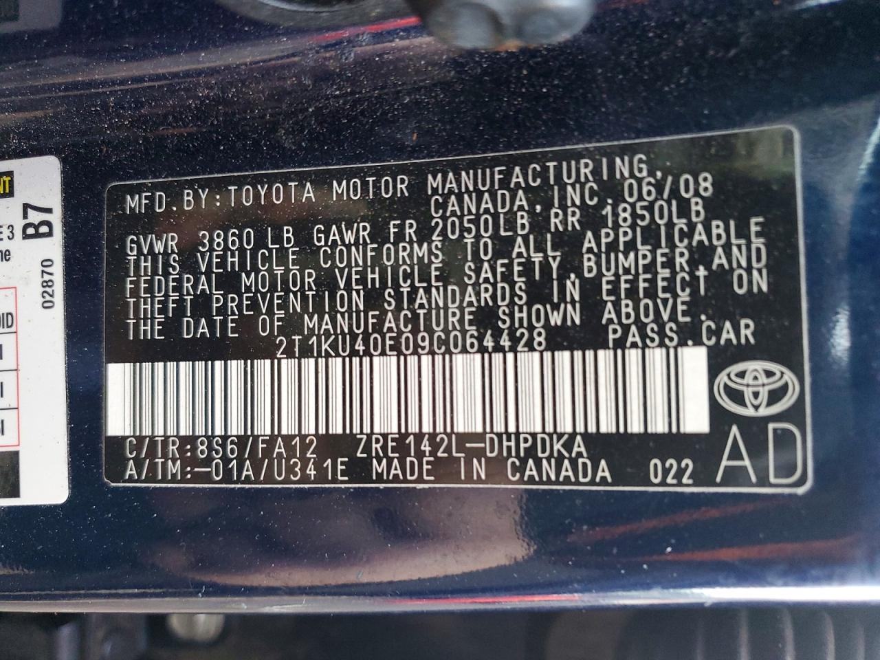 2009 TOYOTA COROLLA MATRIX photo 23