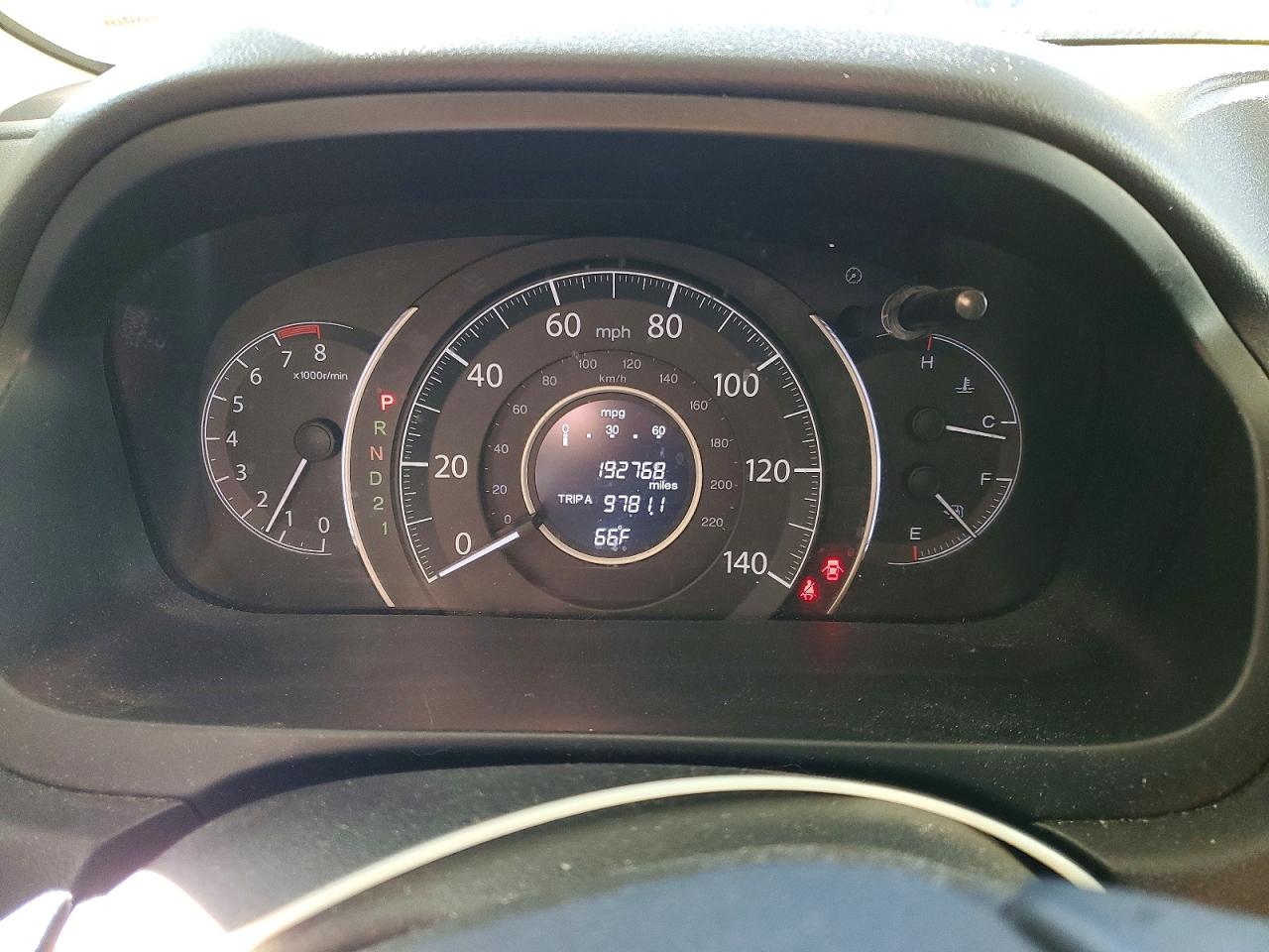 2012 HONDA CR-V EXL photo 9