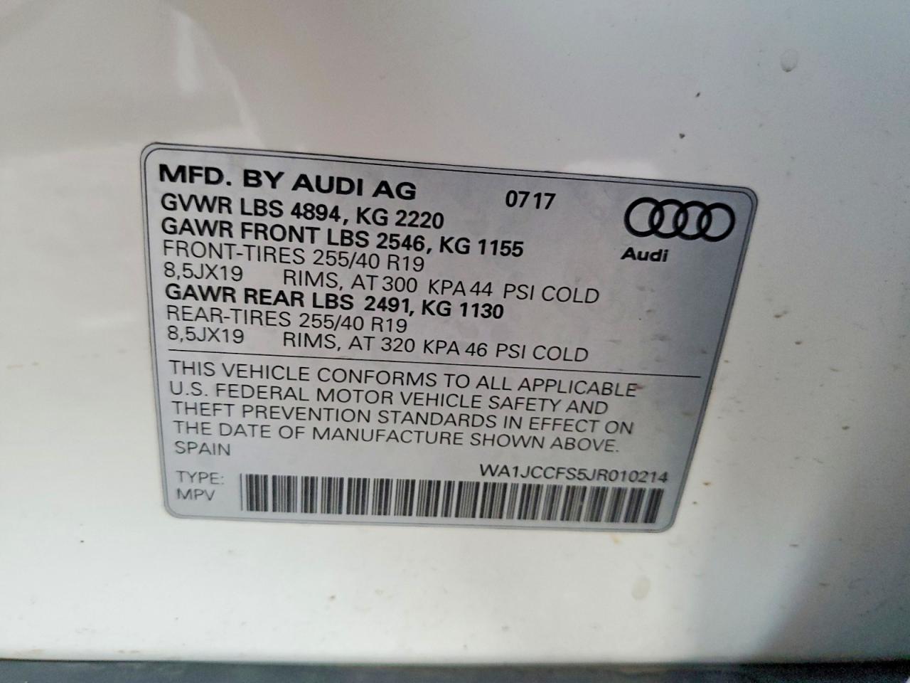 2018 AUDI Q3 PREMIUM PLUS photo 14