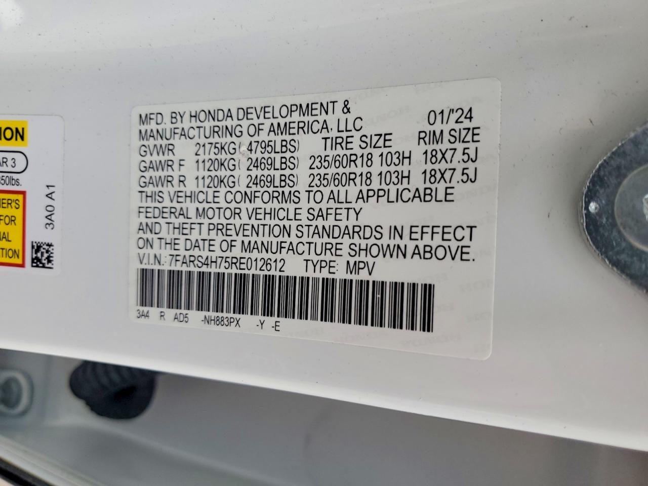 2024 HONDA CR-V EXL photo 13