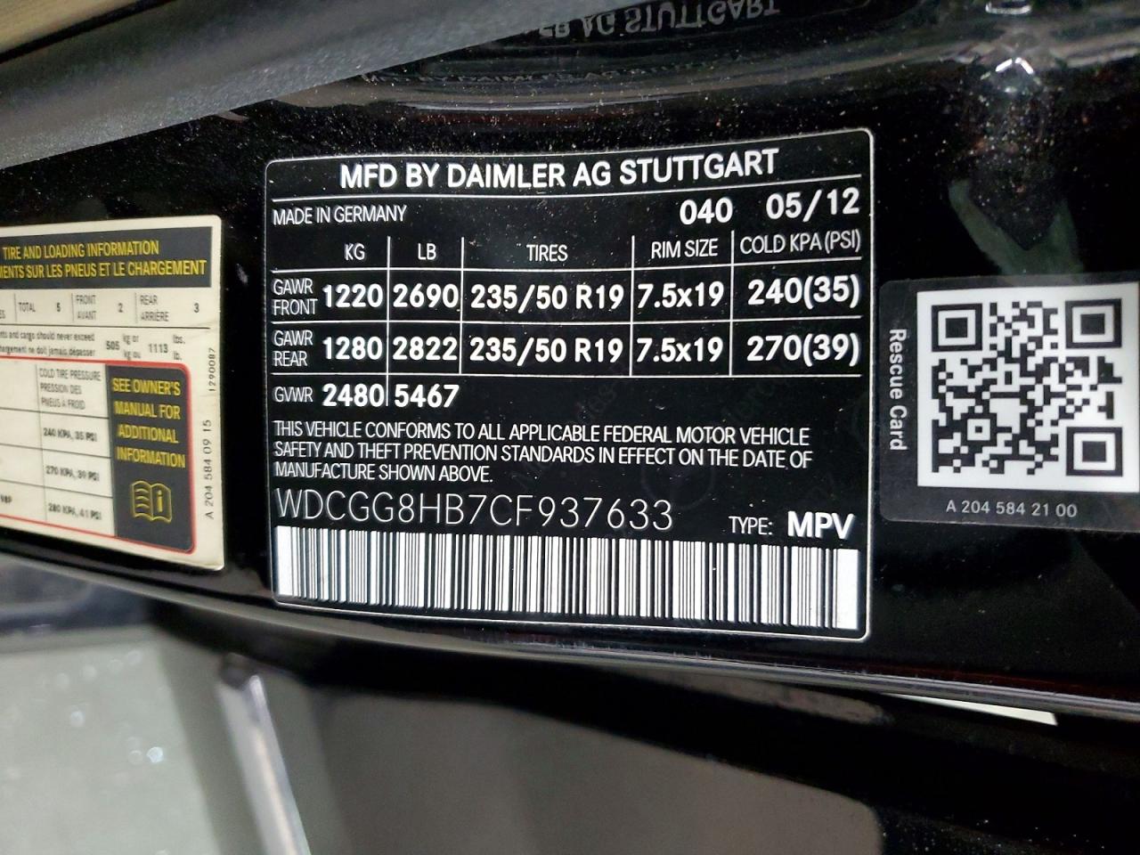 2012 MERCEDES-BENZ GLK 350 4MATIC photo 12