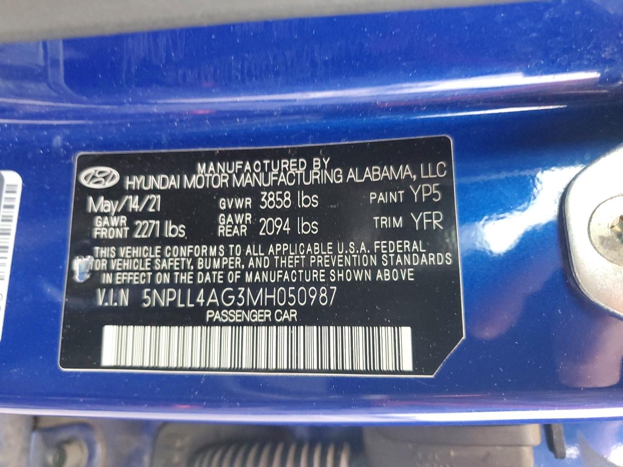 2021 HYUNDAI ELANTRA SE photo 12