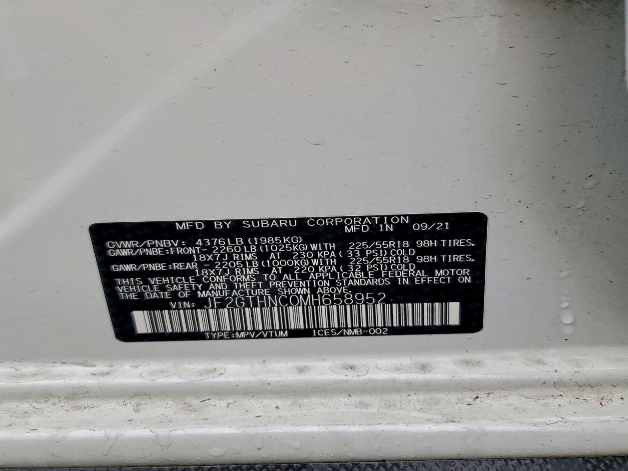2021 SUBARU CROSSTREK LIMITED photo 14