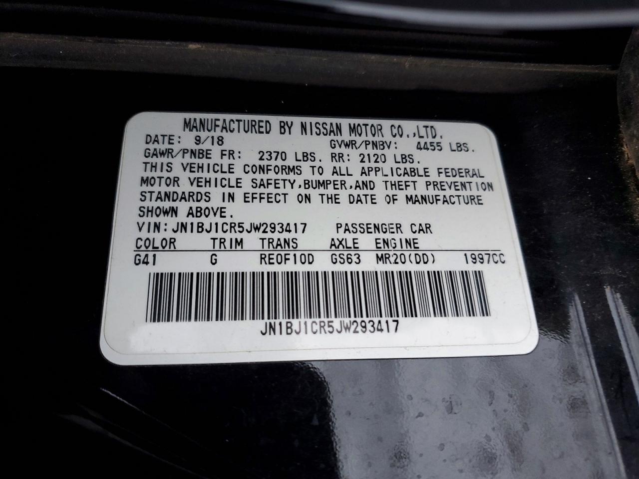 2018 NISSAN ROGUE SPORT S photo 27