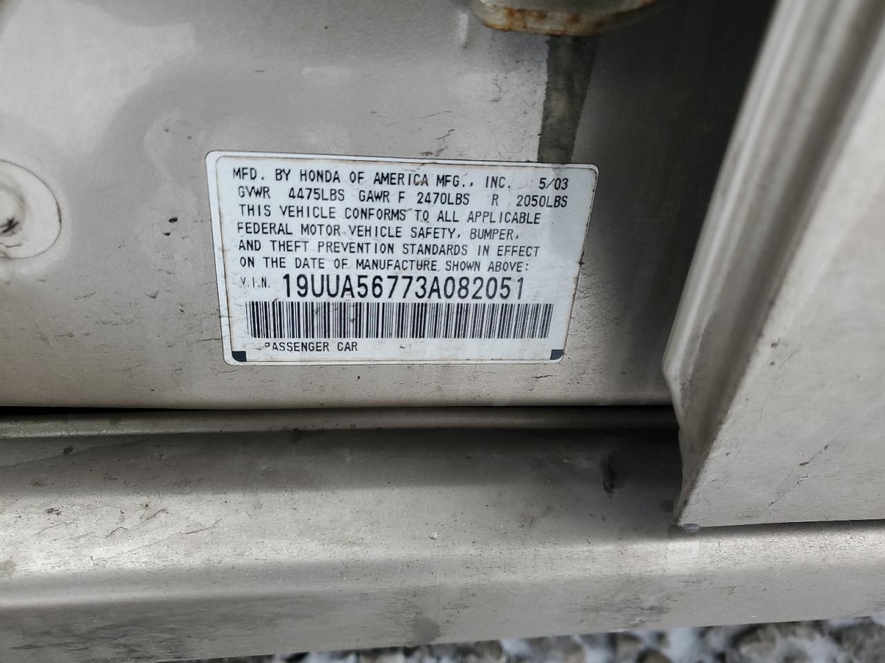 2003 ACURA 3.2TL photo 12