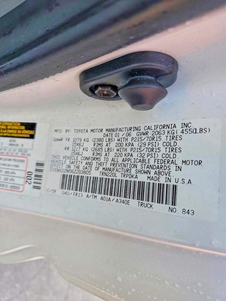 2006 TOYOTA TACOMA photo 12
