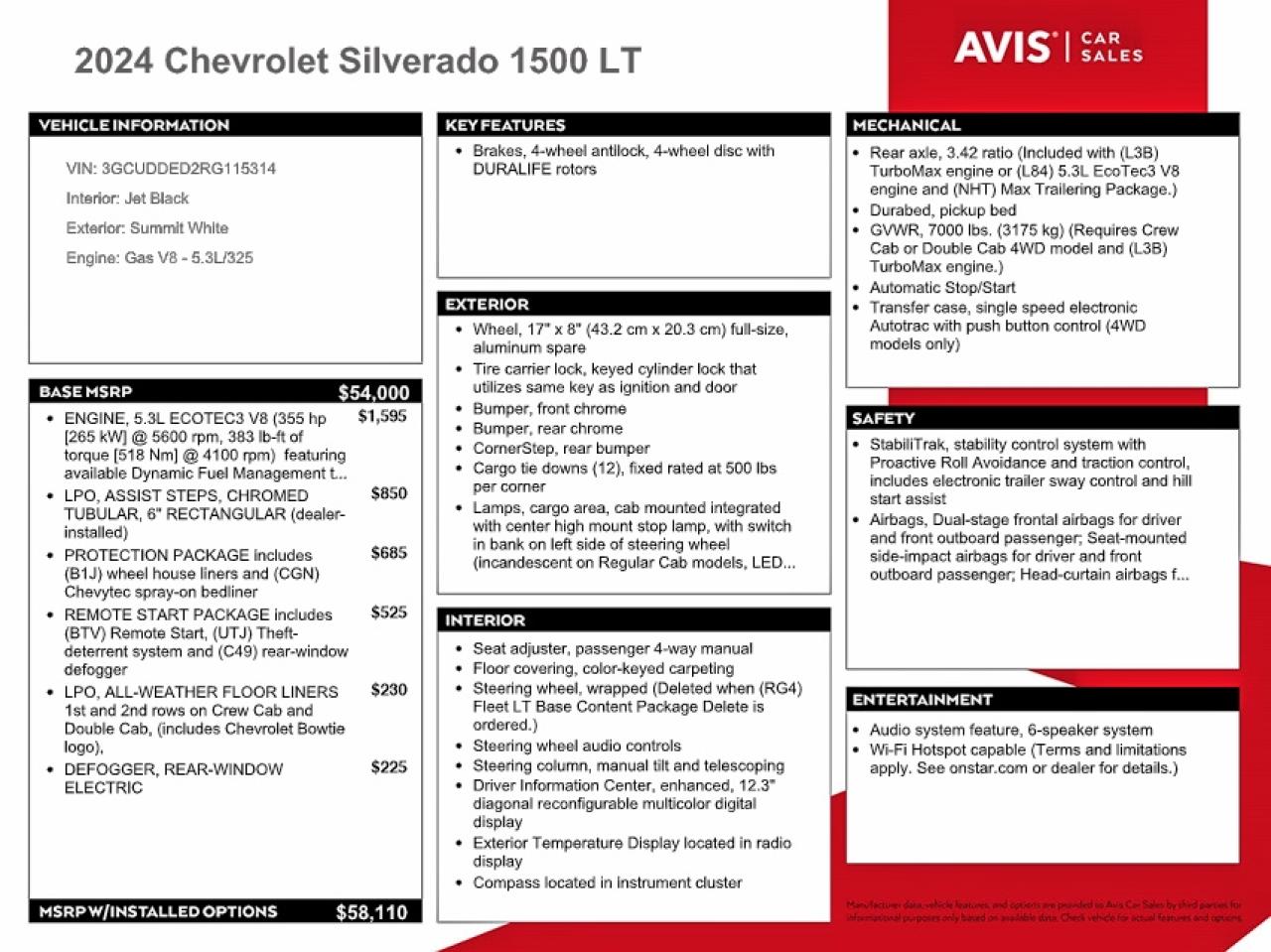 2024 CHEVROLET SILVERADO K1500 LT photo 12