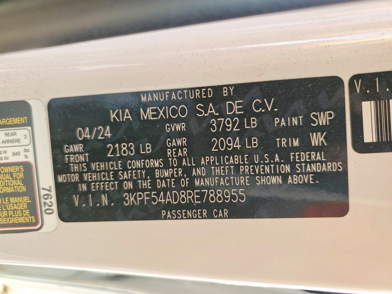 2024 KIA FORTE GT LINE photo 13
